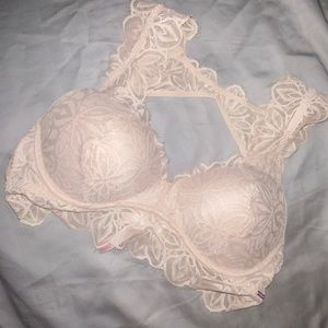 Light pink Victoria’s Secret push-up bralette